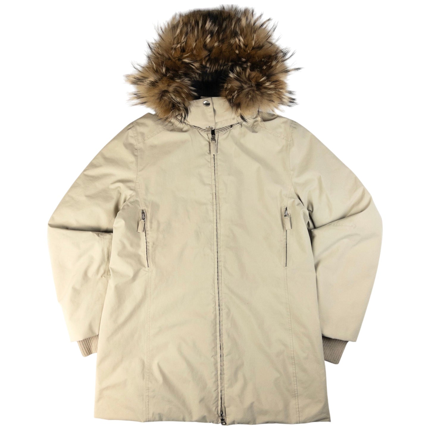 Prada Sport Fur Hood Goretex Jacket Women's Size L