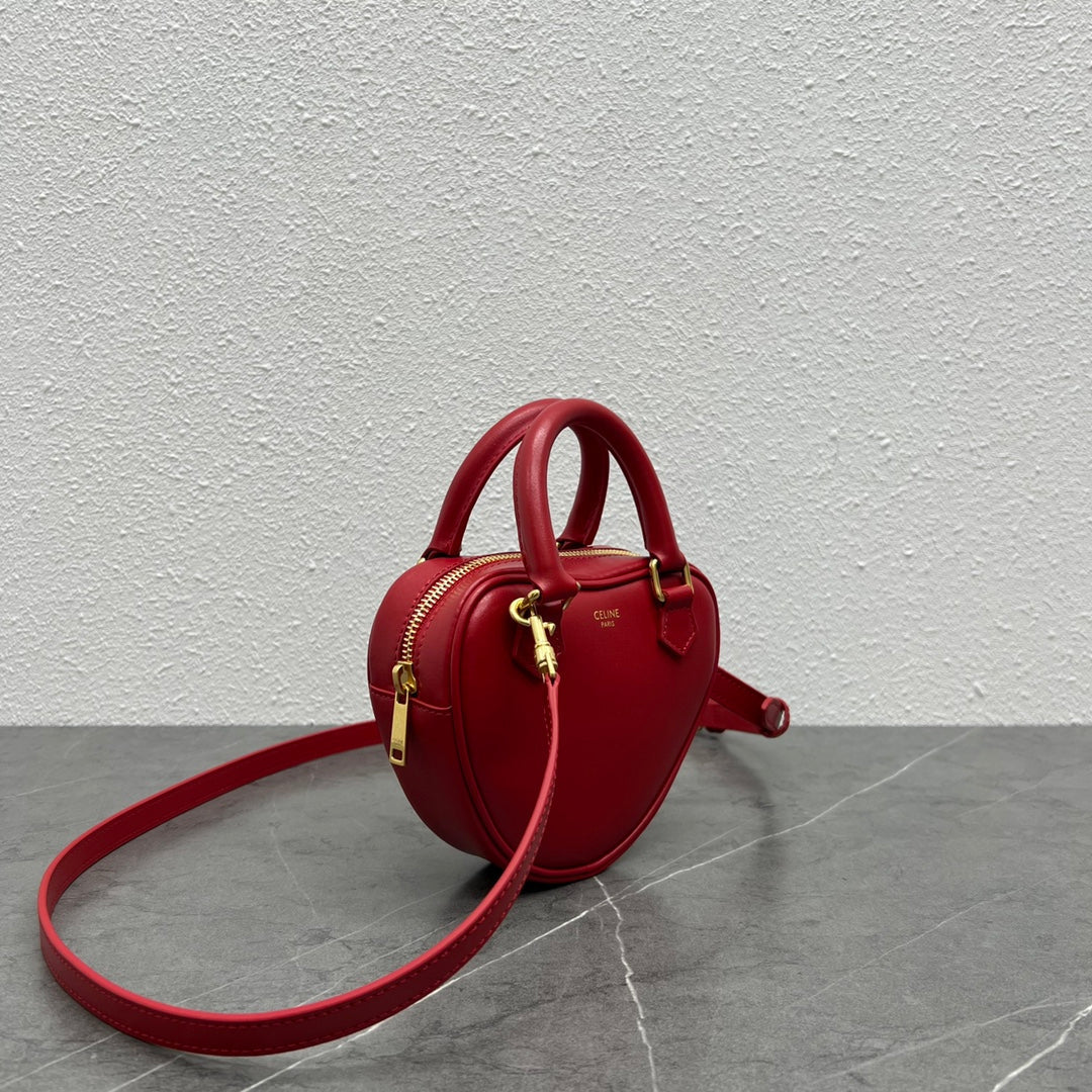 Top Quality MeTop Qualityum Heart Bag Red For Women 6in/14.5cm 198223DUA.27ED