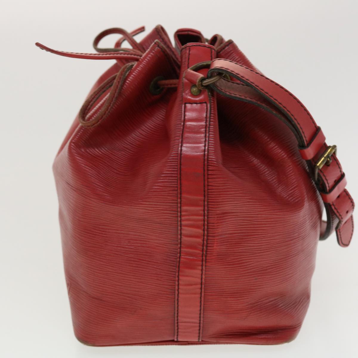 LOUIS VUITTON Epi Petit Noe Shoulder Bag Red M44107 LV  45326