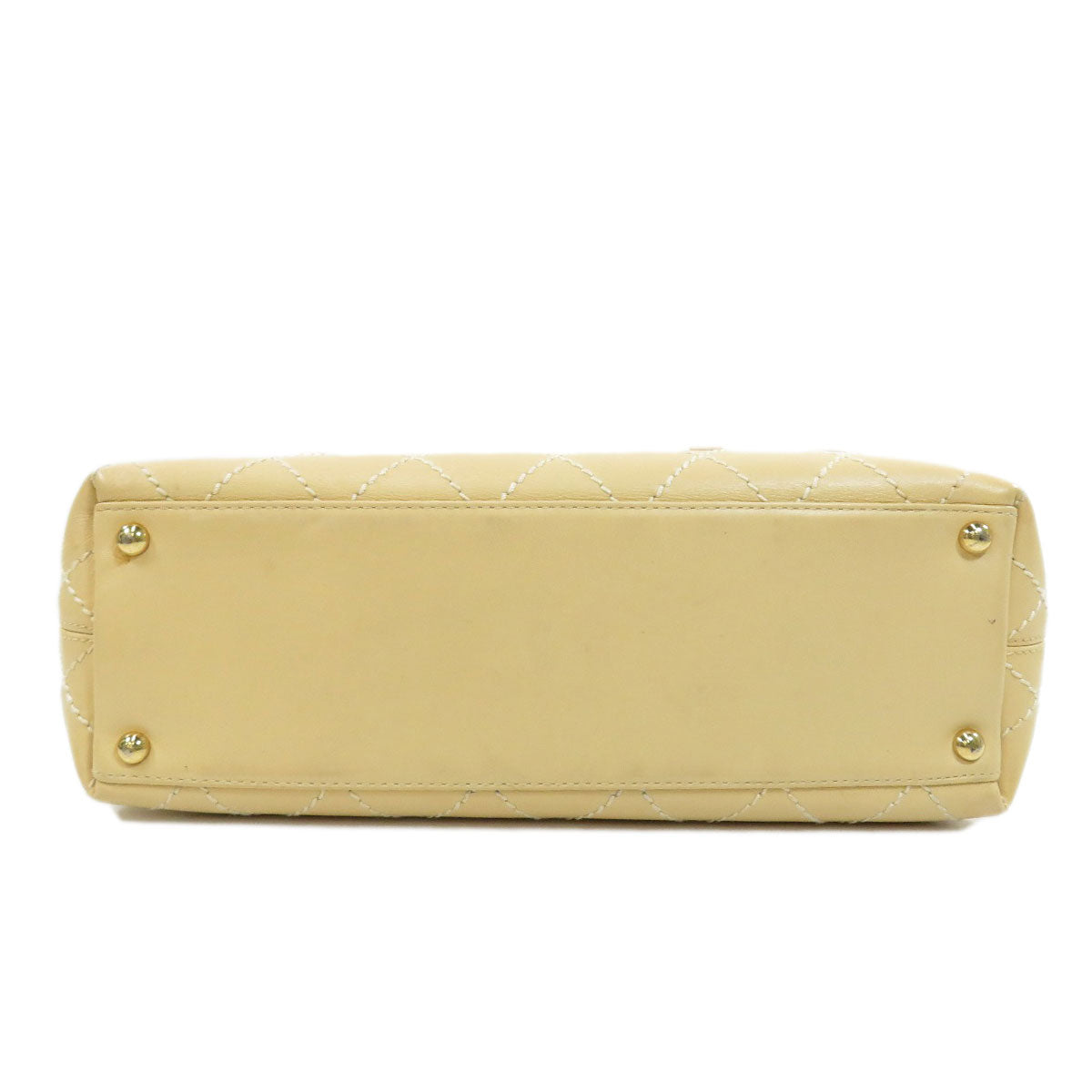 Chanel Cocomark Gold Metal Fittings Matelasse Tote Bag Calf