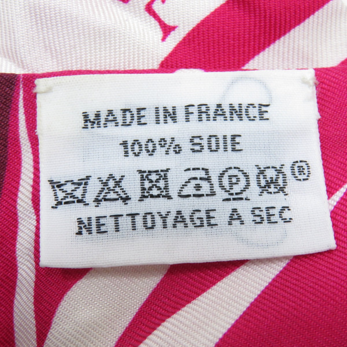 HERMES scarf silk pink Twilly  Women  d