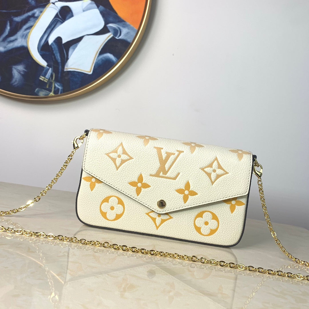 Top Quality Monogram Empreinte Pochette 21cm White