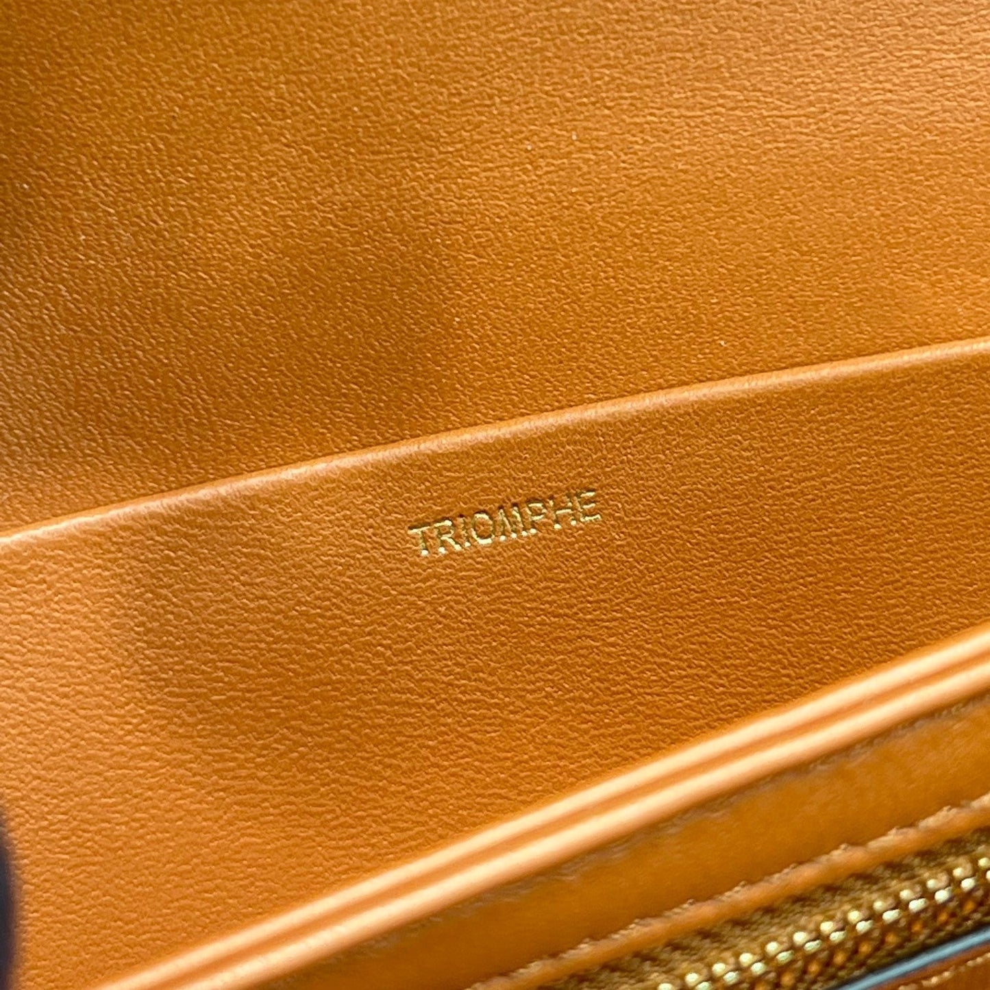 Top Quality Classique Cuir Triomphe Bag Tan For Women 9in/22cm 199223BFN.04LU