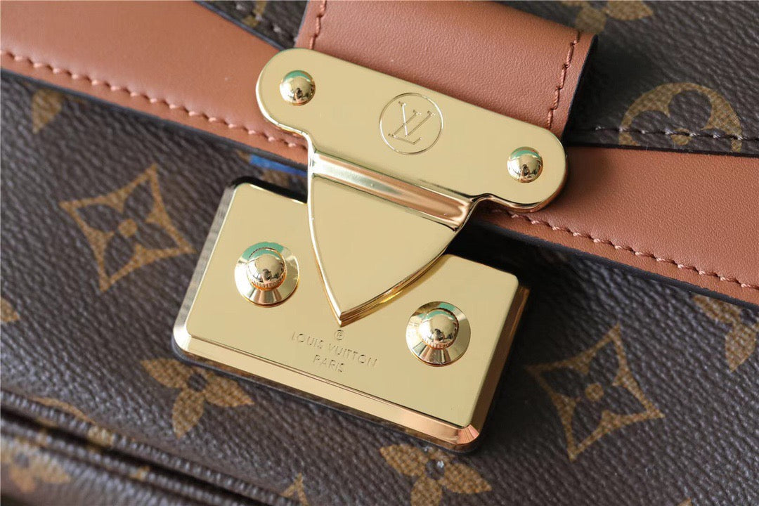 Top Quality Marceau Monogram Canvas Caramel Brown For Women,  Shoulder and Crossbody Bags 9.6in/24.5cm Top Quality M46127