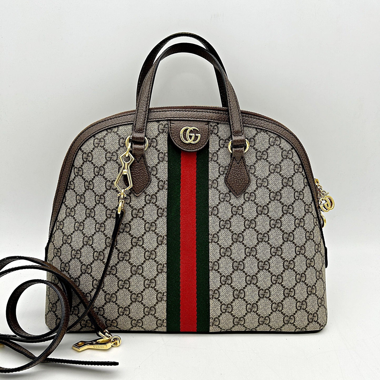 Gucci Dome Ophidia Medium Top Supreme Handle Shoulder Bag LA