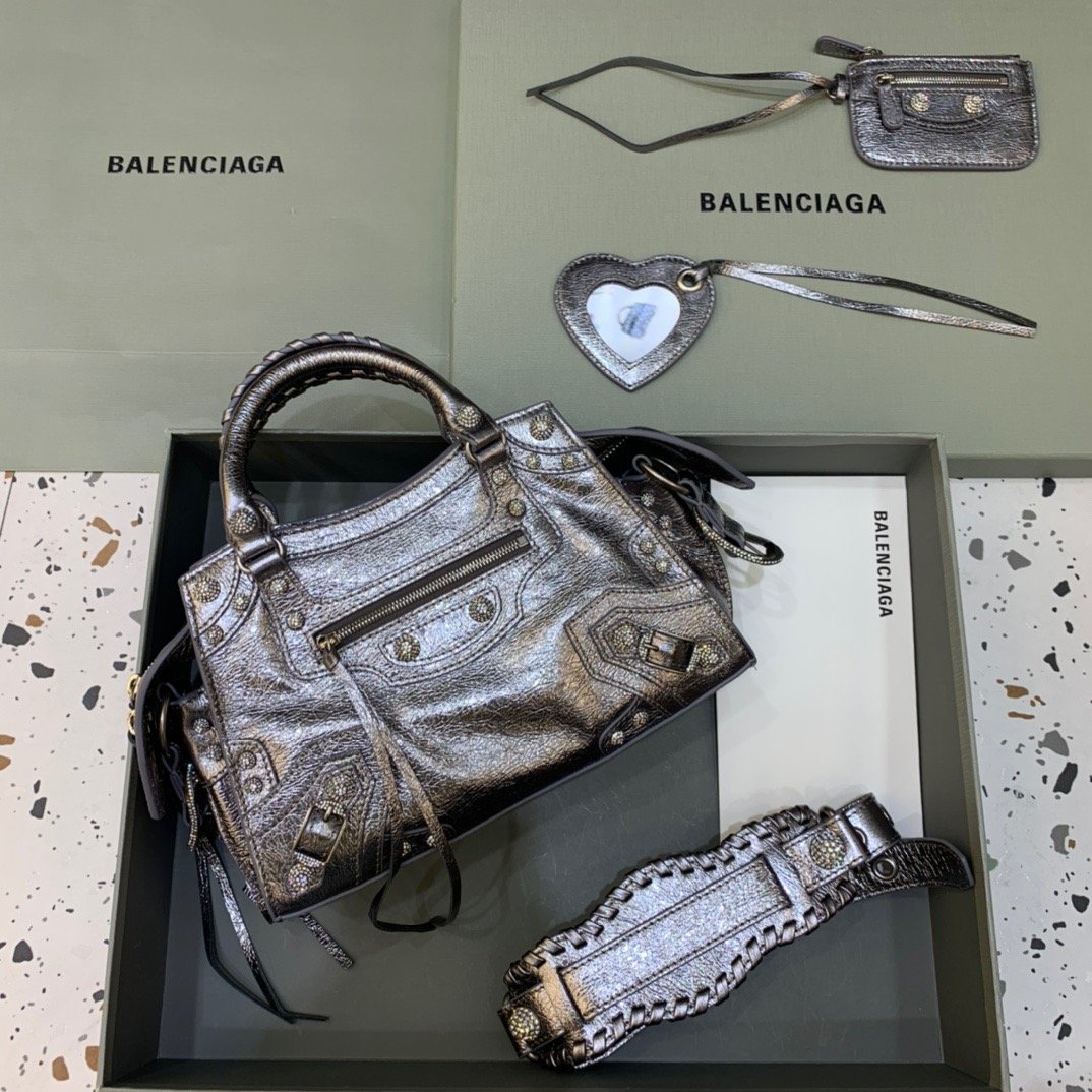 Top Quality Neo Cagole XS Handbag In Grey, For Women,  Bags 10.2in/26cm