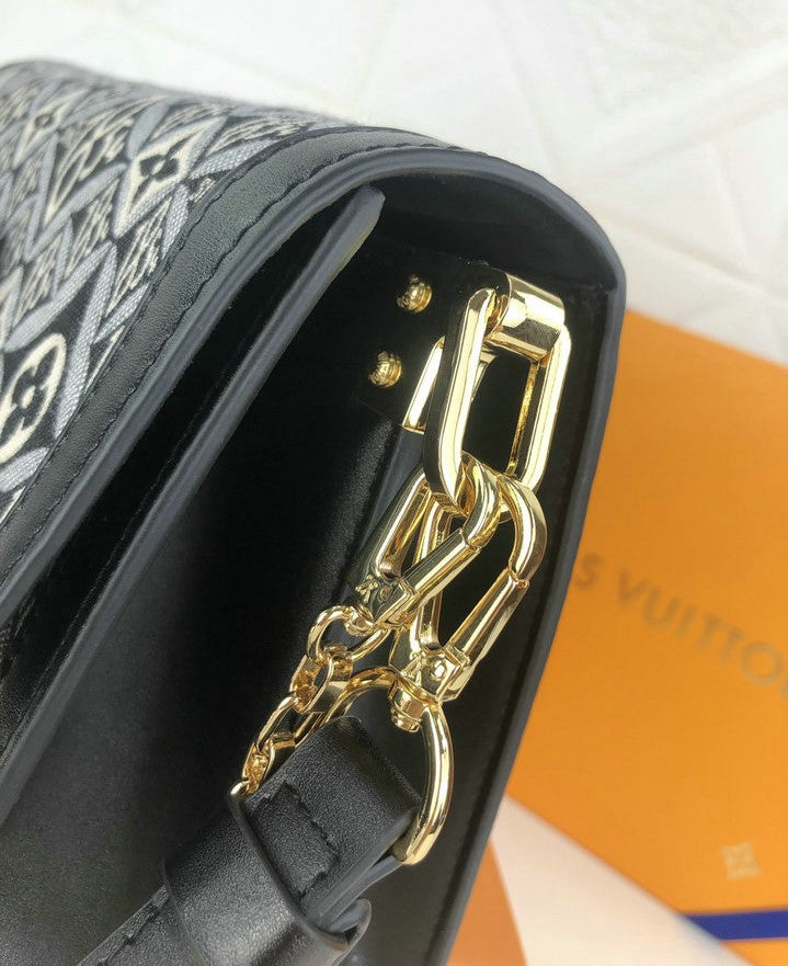 Top Quality Dauphine MM Monogram Flowers Gray For Women,  Shoulder And Crossbody Bags 9.8in/25cm Top Quality M57211