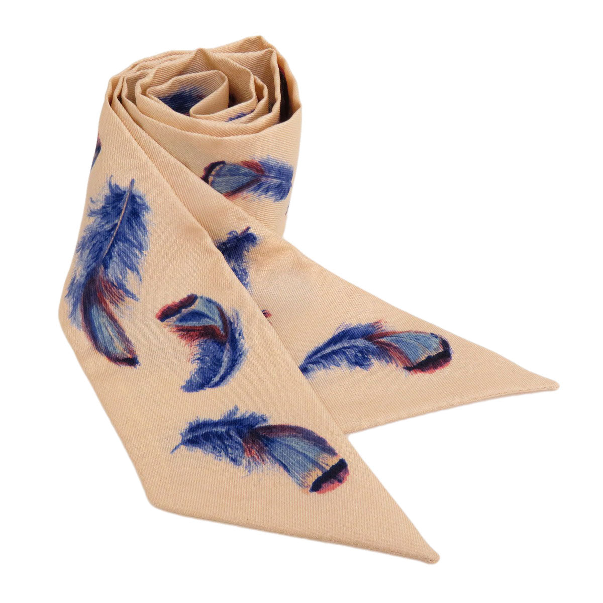 HERMES scarf silk pink Twilly Women  d