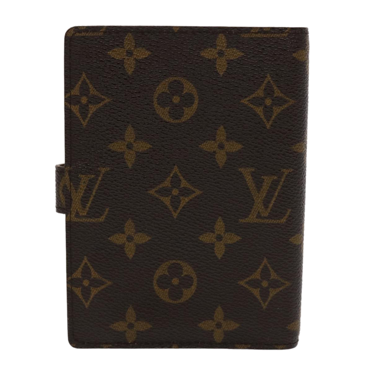LOUIS VUITTON Monogram Agenda PM Day Planner Cover R20005 LV Auth 46198