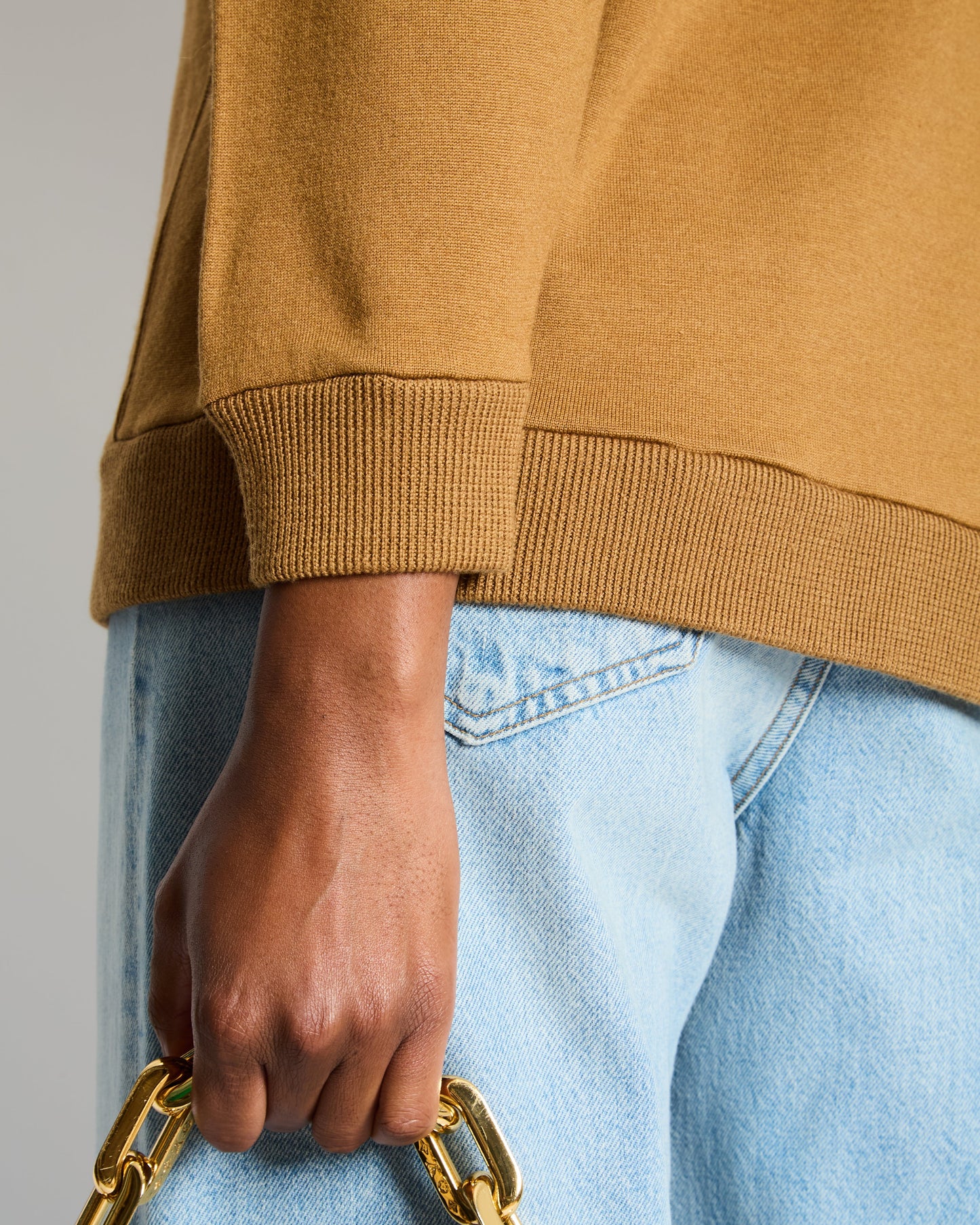 Celine Camel Brown Over-Sized Hoodie Size M (UK 10)