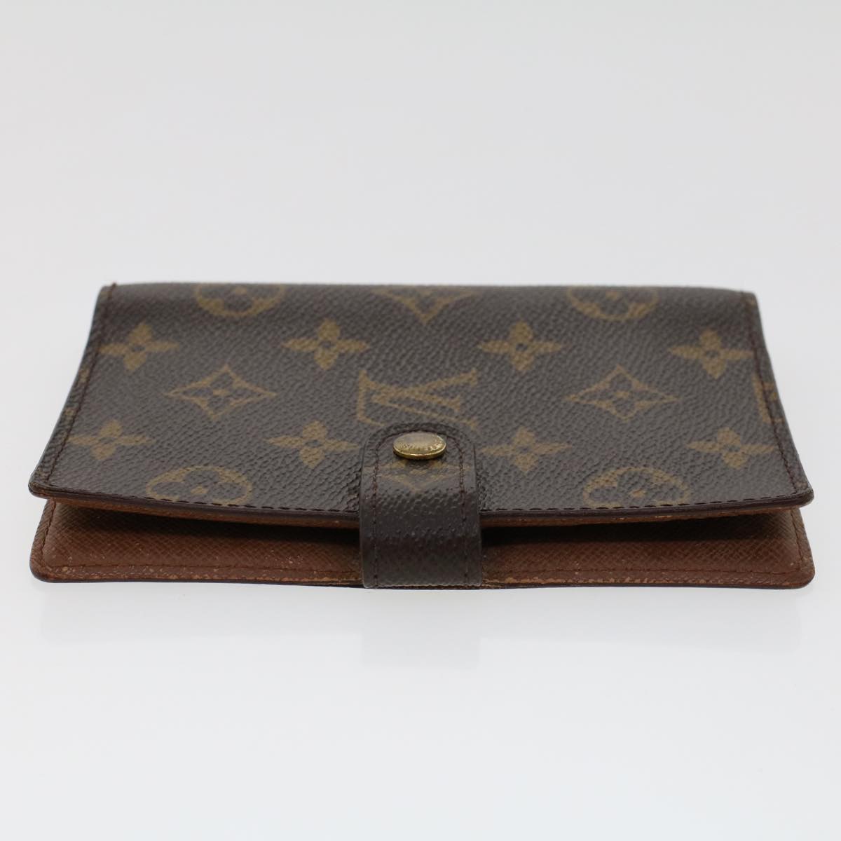 LOUIS VUITTON Monogram Agenda PM Day Planner Cover R20005 LV Auth 46294