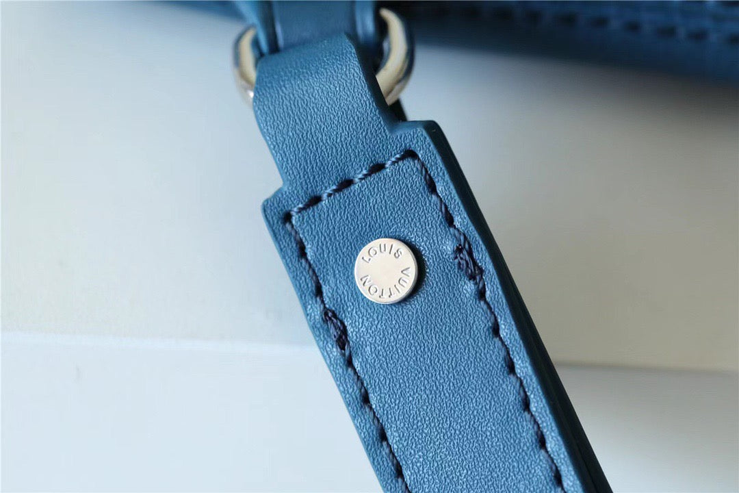 Top Quality Pochette Ipad Blue Aerogram For Men, Wallet 30cm Top Quality M81029