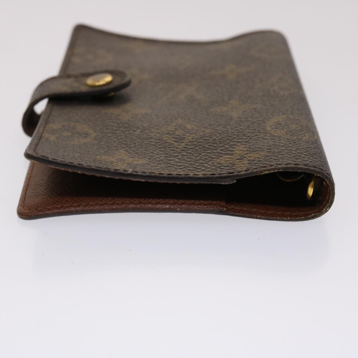 LOUIS VUITTON Monogram Agenda PM Day Planner Cover R20005 LV Auth 46412
