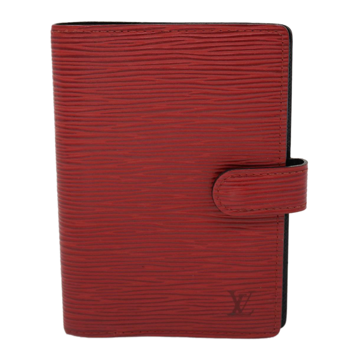 LOUIS VUITTON Epi Agenda PM Day Planner Cover Red R20057 LV Auth 46632