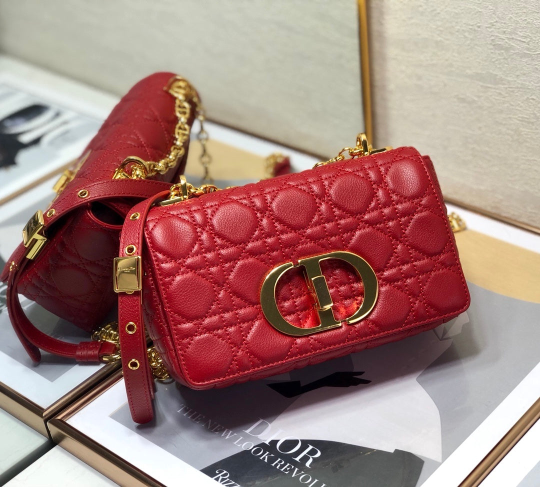 Top Quality Small Caro Bag Red For Women, Womens Handbags, Shoulder Bags, Crossbody Bags 20cm/8in CD