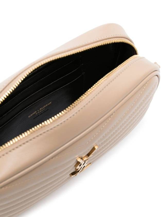Luxury Saint Laurent Trending 2025 Lou Small Leather Cross Bag Beige