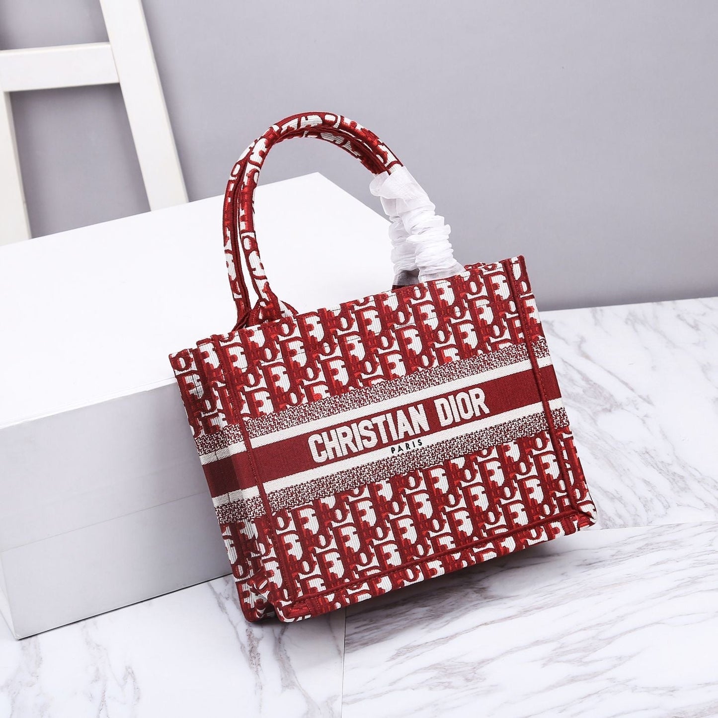 Top Quality Small Book Tote Red, For Women, Womens Handbags 26.5cm/10.5in CD M1265ZRIW_M17E