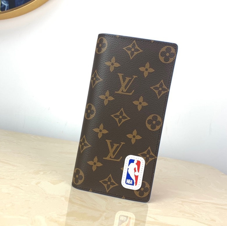 Top Quality Damier Graphite Wallet 19cm Brown