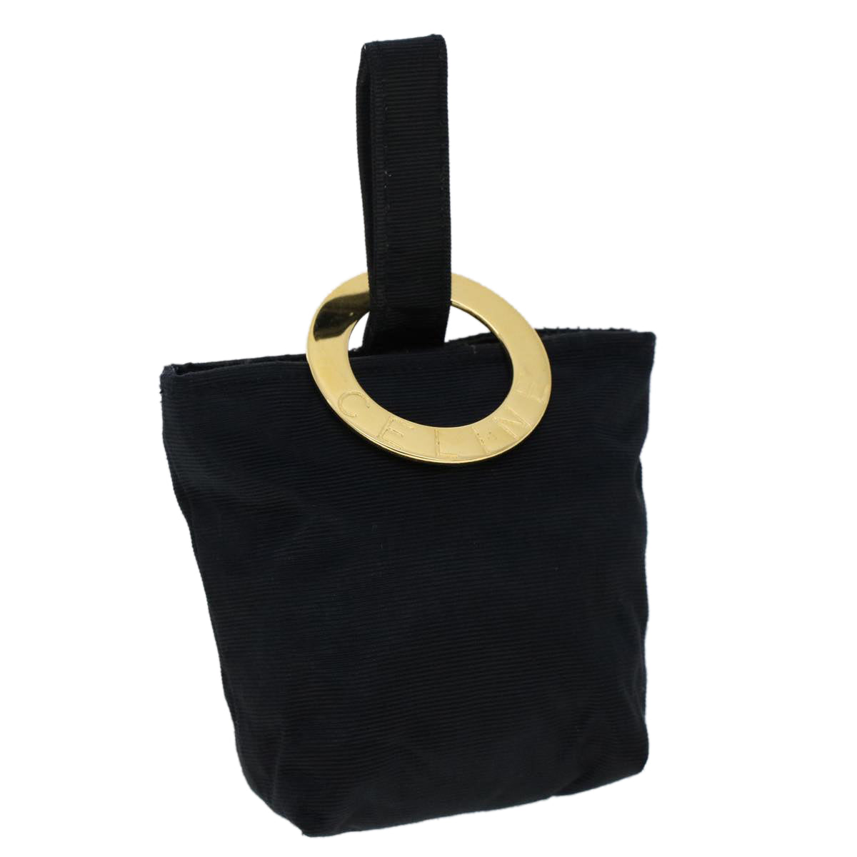 Luxury CELINE Pouch Nylon Black  47415