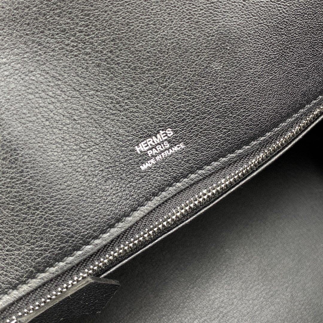 Top Quality Etoupe Shadow Birkin Black For Women 10in/25cm