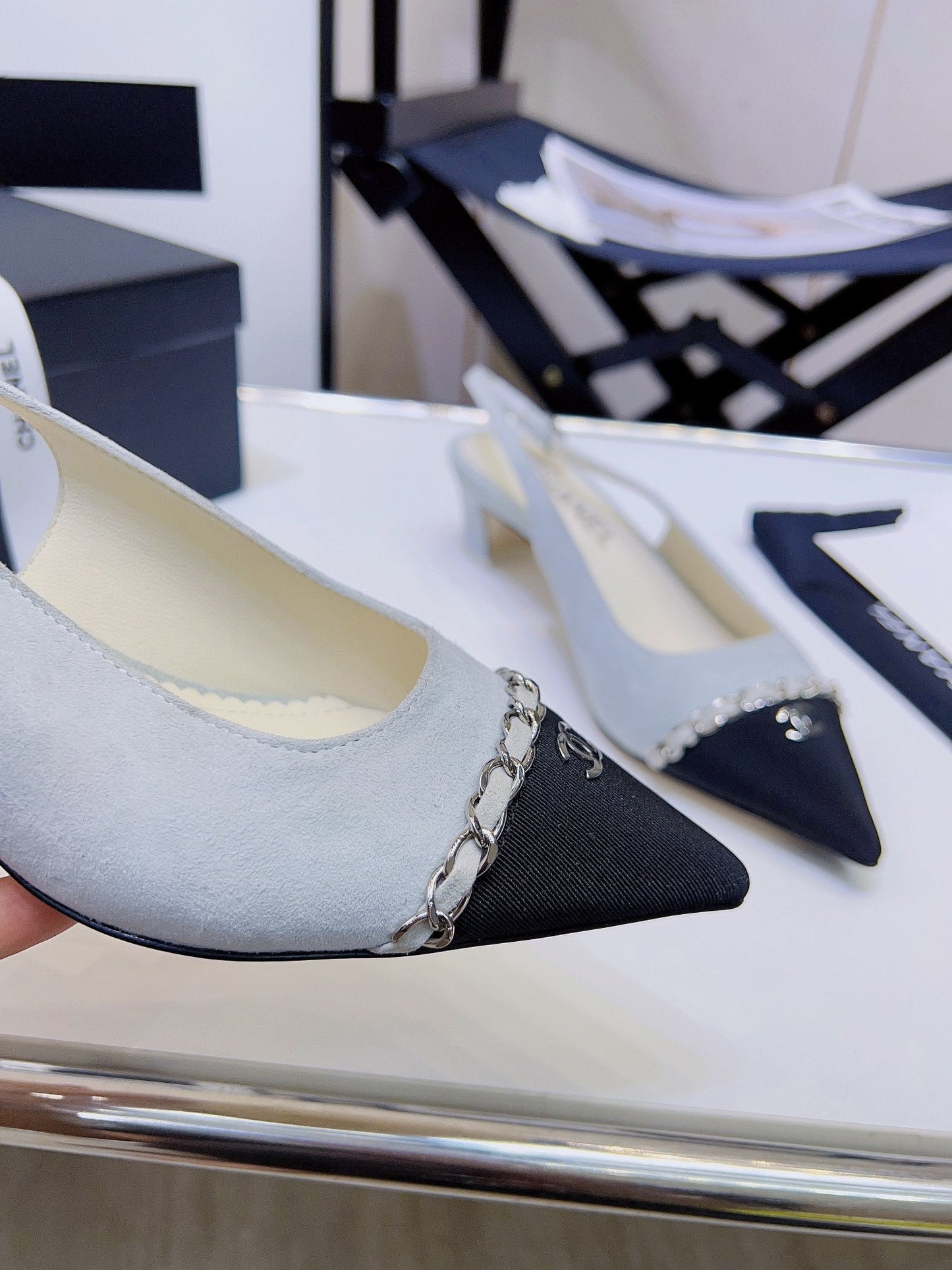 New 1:1 rep CHL High Heel Shoes 021