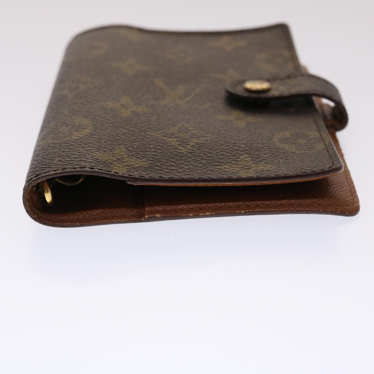 LOUIS VUITTON Monogram Agenda PM Day Planner Cover R20005 LV Auth 47825