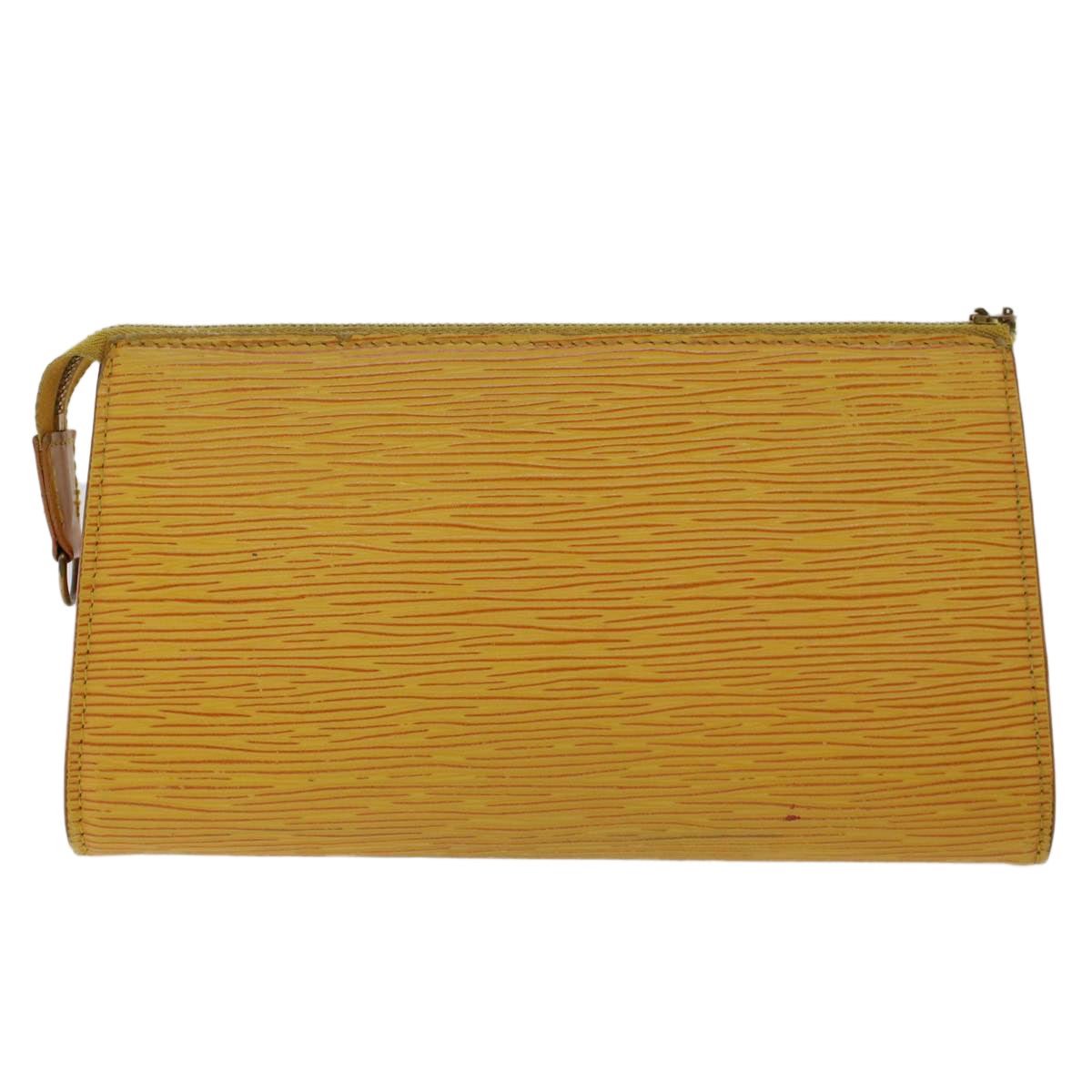 LOUIS VUITTON Epi Pochette Accessoires Accessory Pouch Yellow M52989 Auth 47942