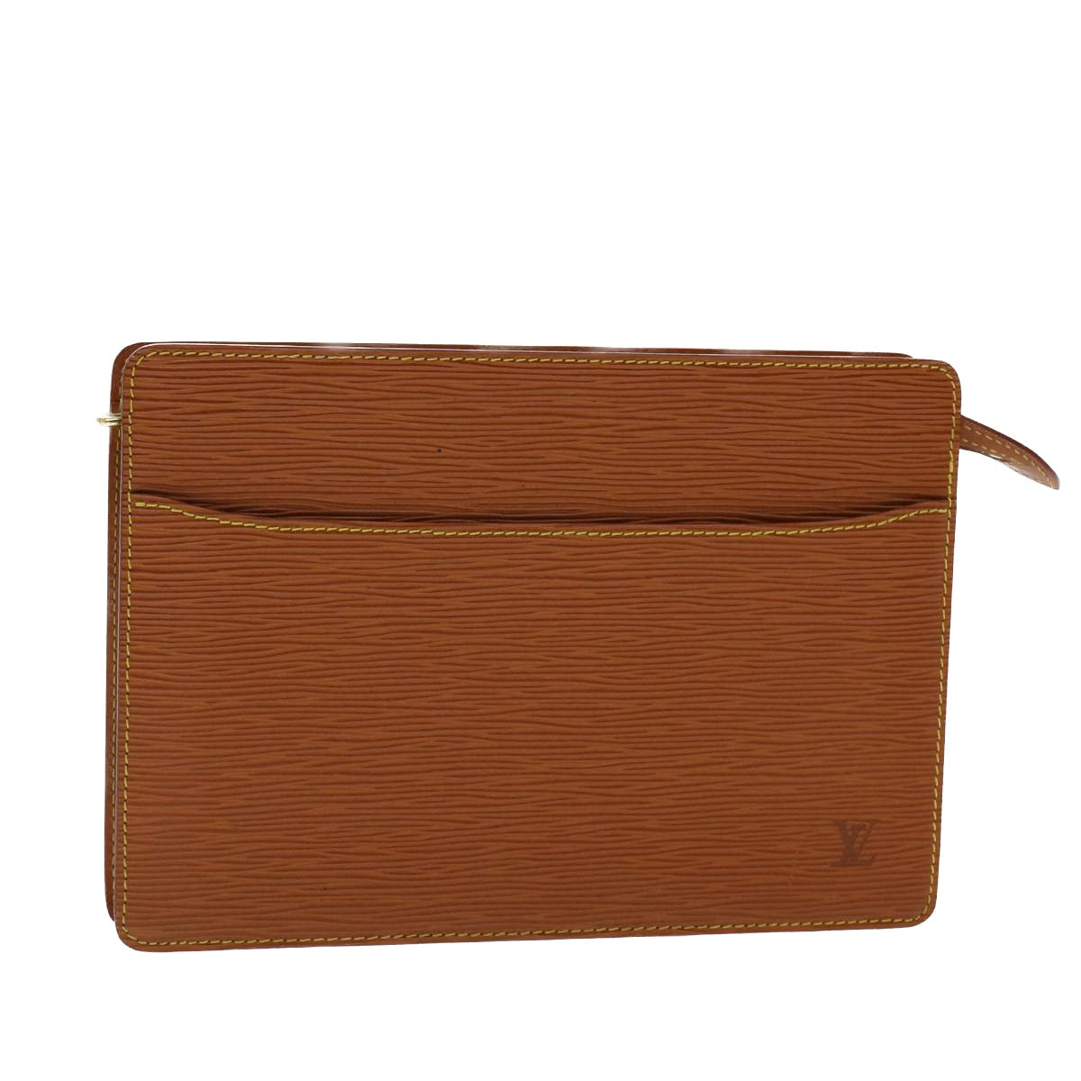 LOUIS VUITTON Epi Pochette Homme Clutch Bag Brown M52528 LV  47945