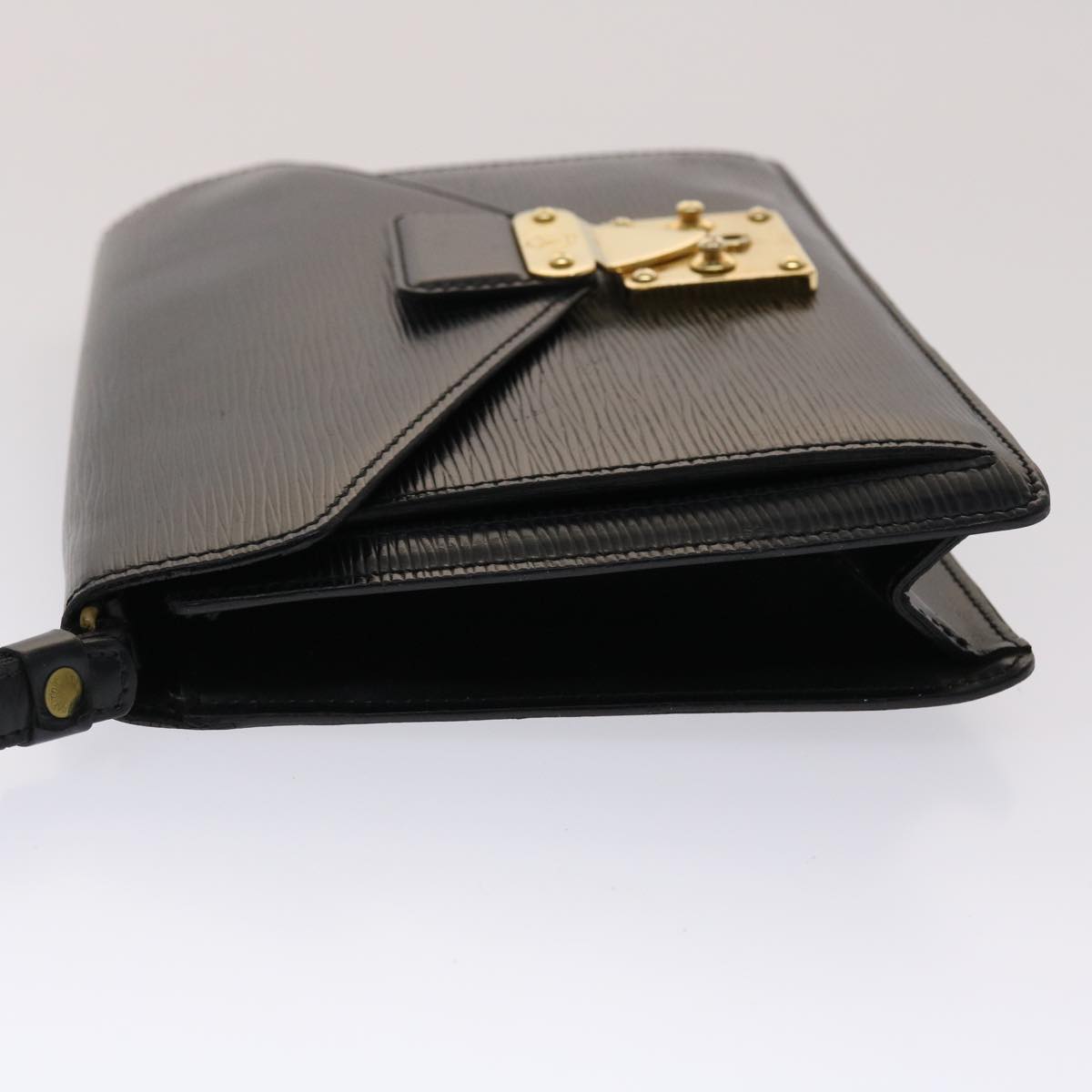 LOUIS VUITTON Epi Serie Dragonne Hand Bag Black M52612 LV  47950