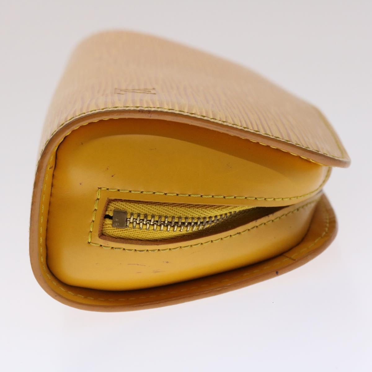 LOUIS VUITTON Epi Dauphine PM Pouch Yellow M48449 LV  47951