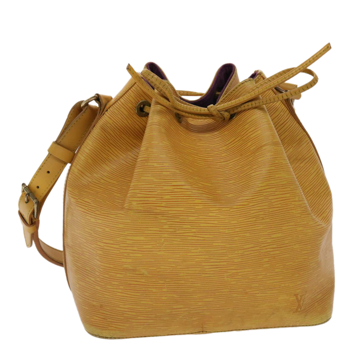 LOUIS VUITTON Epi Petit Noe Shoulder Bag Tassili Yellow M44109 LV  47966