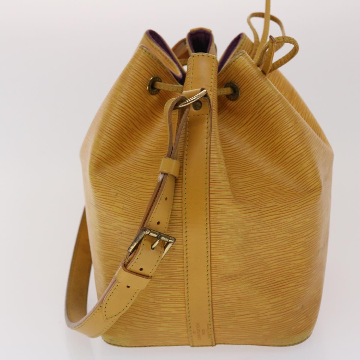 LOUIS VUITTON Epi Petit Noe Shoulder Bag Tassili Yellow M44109 LV  47966