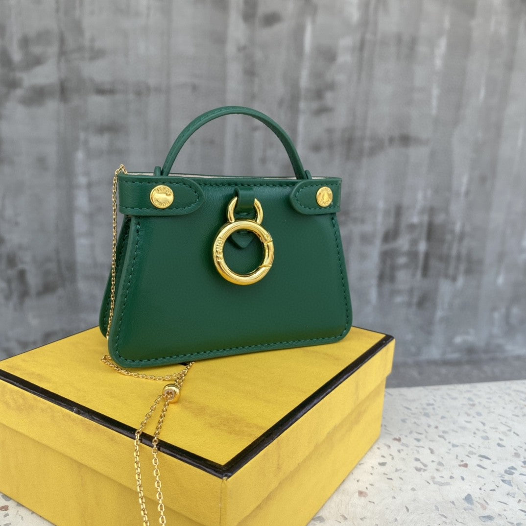 FI Nano Top Quality Charm Crossbody Green Bag For Woman 12cm/4.5in