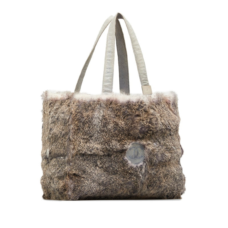 Chanel Cocomark Handbags Cake Bags Grey ly uede  Chanel