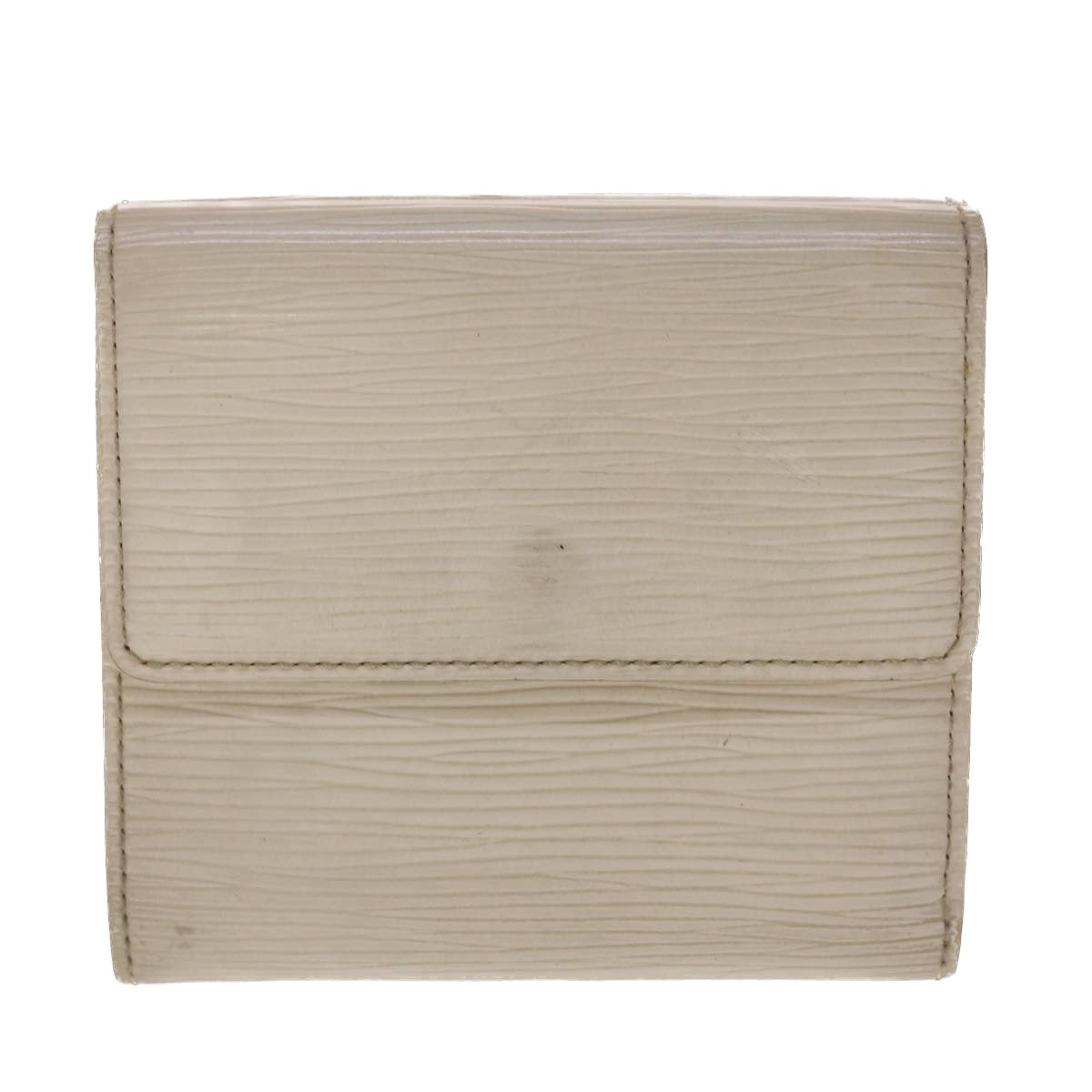 LOUIS VUITTON Epi Portefeuille Elise Wallet White M6348J LV  48069