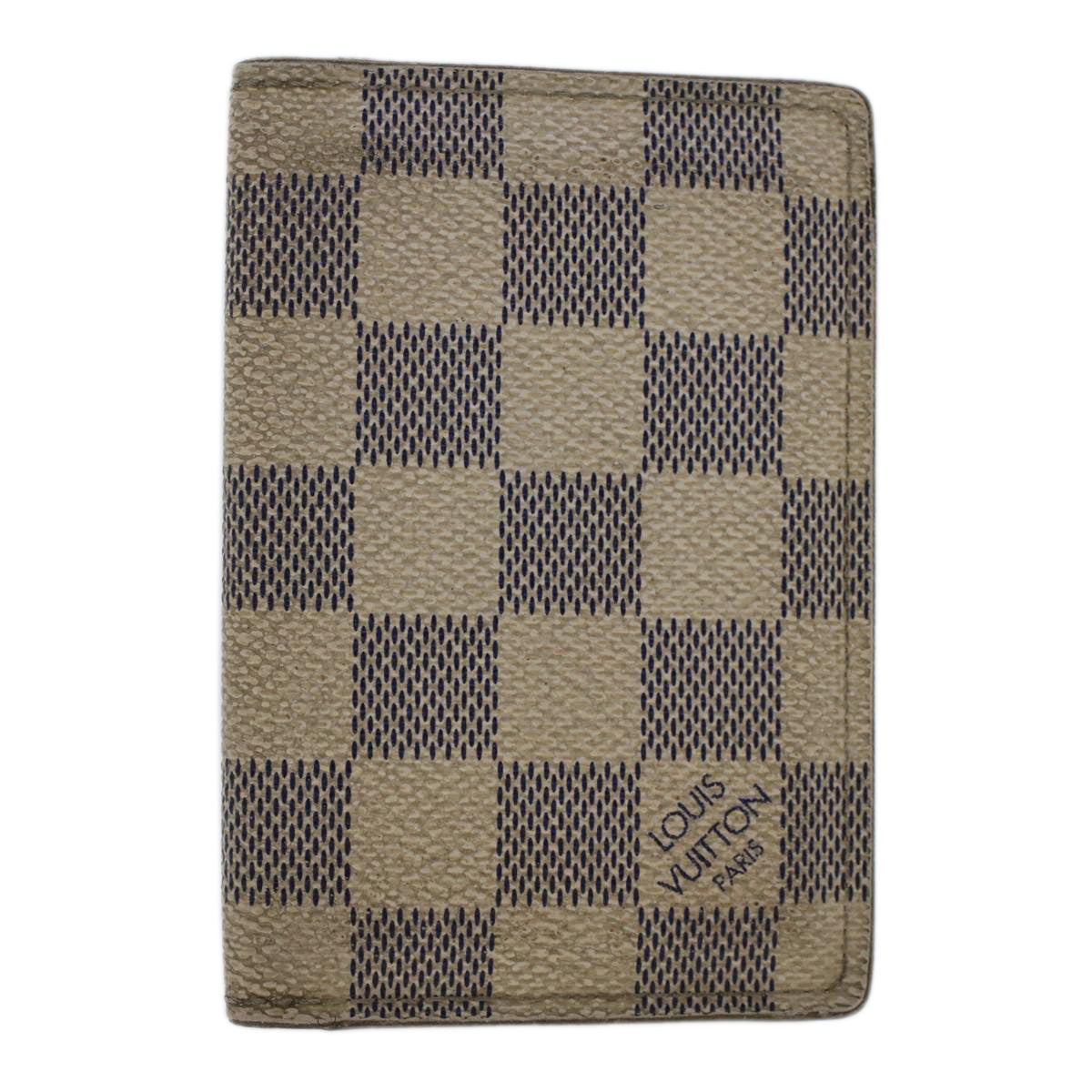 LOUIS VUITTON Damier Azur Organizer Dupoch Card Case N61727 LV  48414