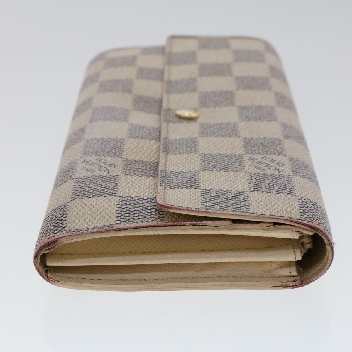 LOUIS VUITTON Damier Azur Portefeuille Sarah Long Wallet N63208 LV  48479