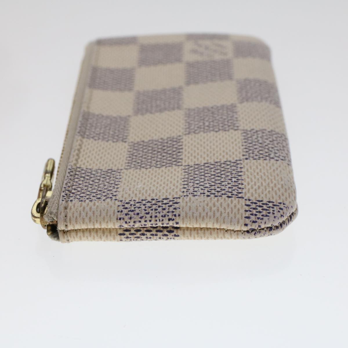 LOUIS VUITTON Damier Azur Pochette Cles Coin Purse N62659 LV  48481