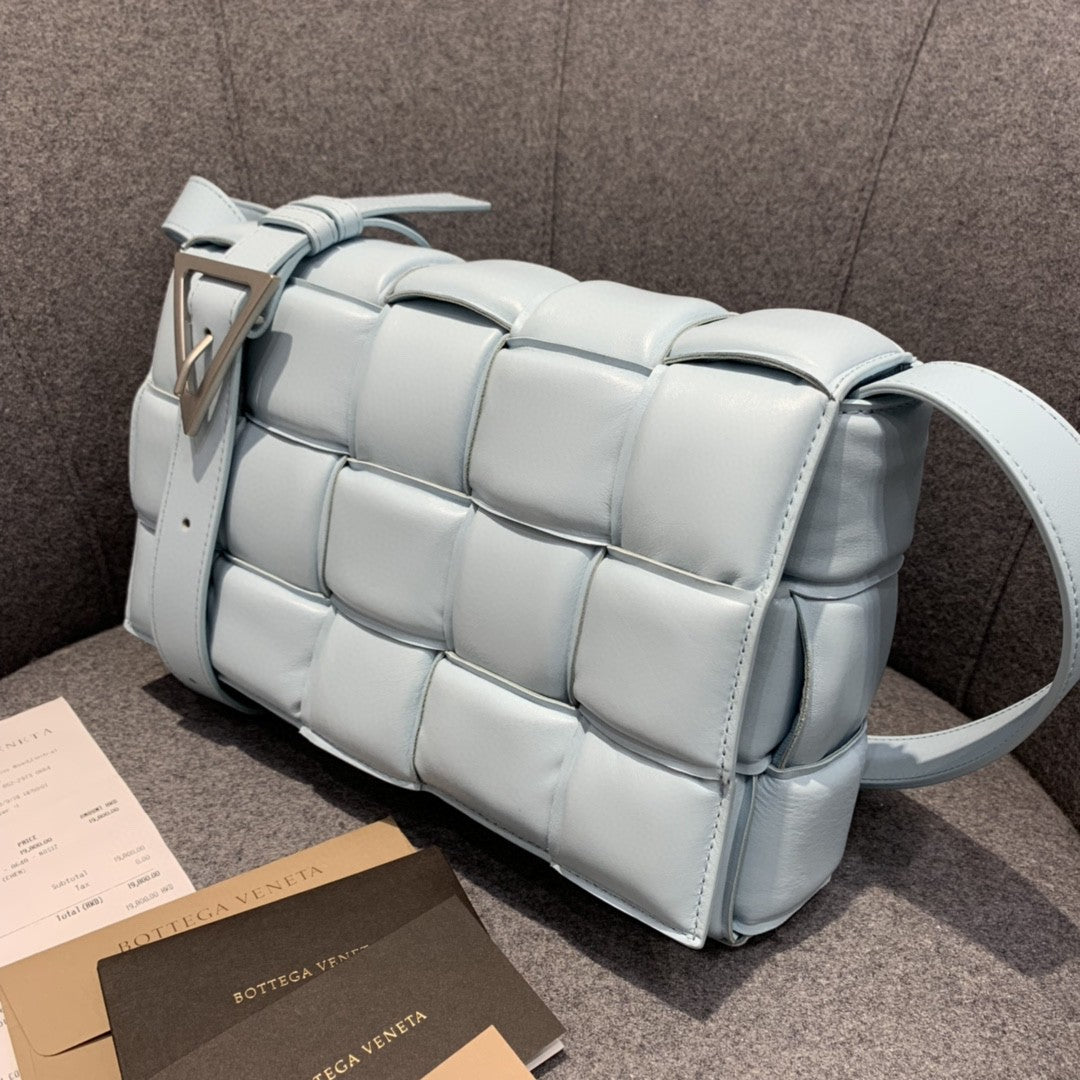 Top Quality Padded Cassette Bag For Women 10.2in/26cm In Light Blue