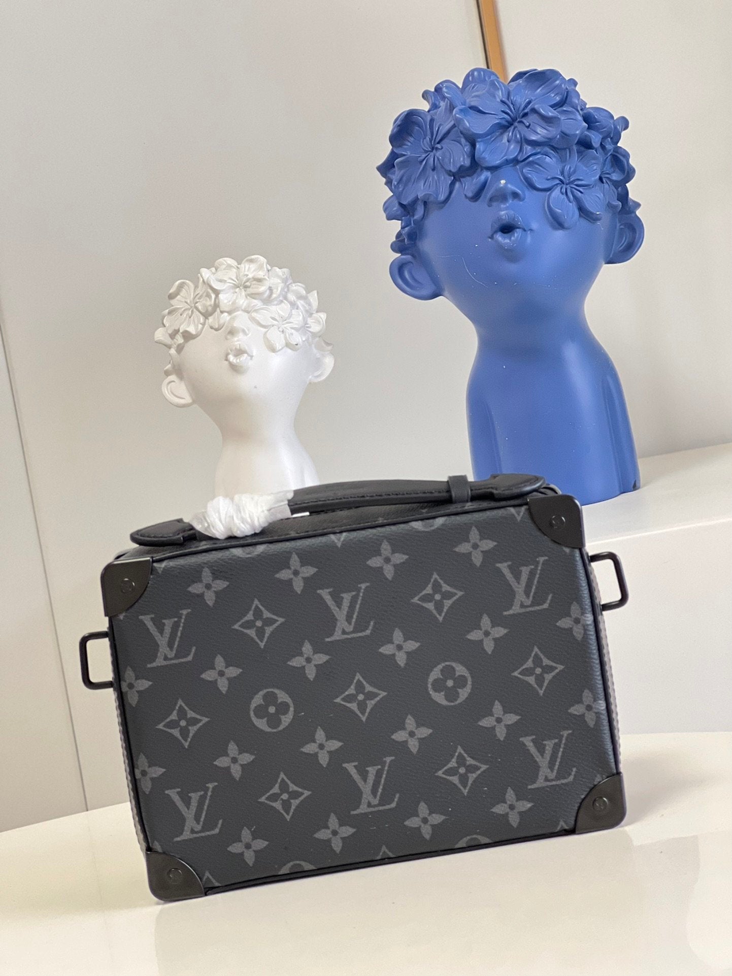 Top Quality Handle Soft Trunk Monogram Eclipse For Men, Bags 8.5in/22cm Top Quality M45935