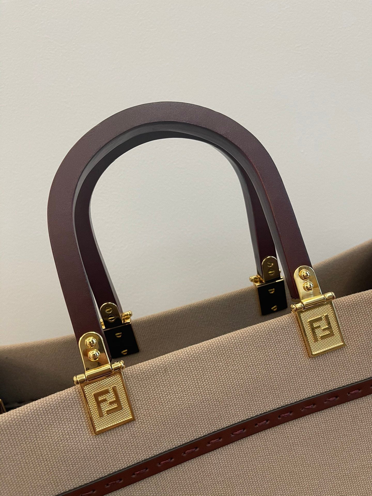 Top QualityTop Quality Sunshine Large Tote Bag Beige For Women, Women’s Handbags, Shoulder Bags 15.7in/40cm FF 8BH372