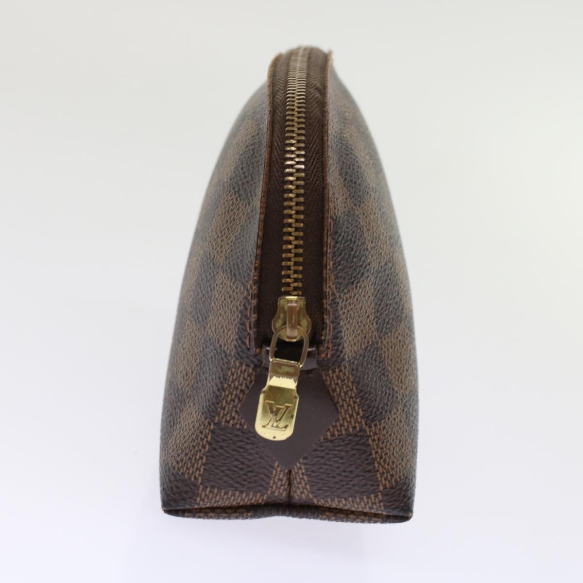 LOUIS VUITTON Damier Ebene Pochette Cosmetic PM Pouch N47516 LV  48839