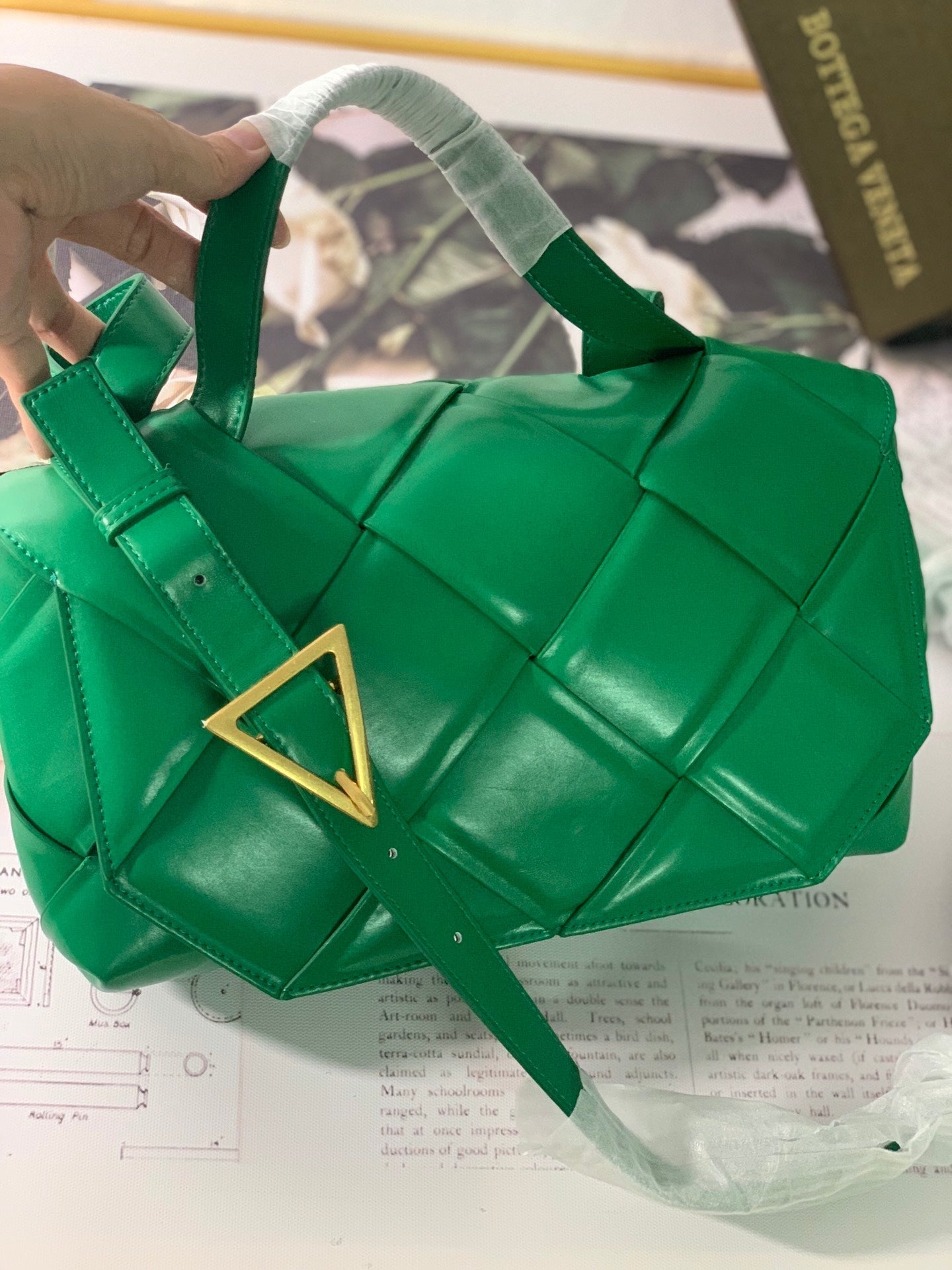 Top Quality Handle Bag Green, For Women, Bags 11.4in/29cm