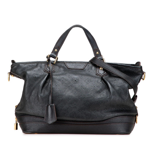 Black Louis Vuitton Monogram Mahina Stellar PM Satchel