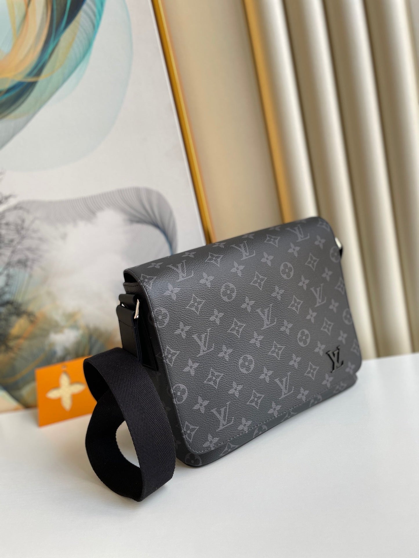 Top Quality Top Qualitystrict PM Monogram Eclipse Canvas For Men, Bags, Shoulder And Crossbody Bags 9.8in/25cm Top Quality M44000