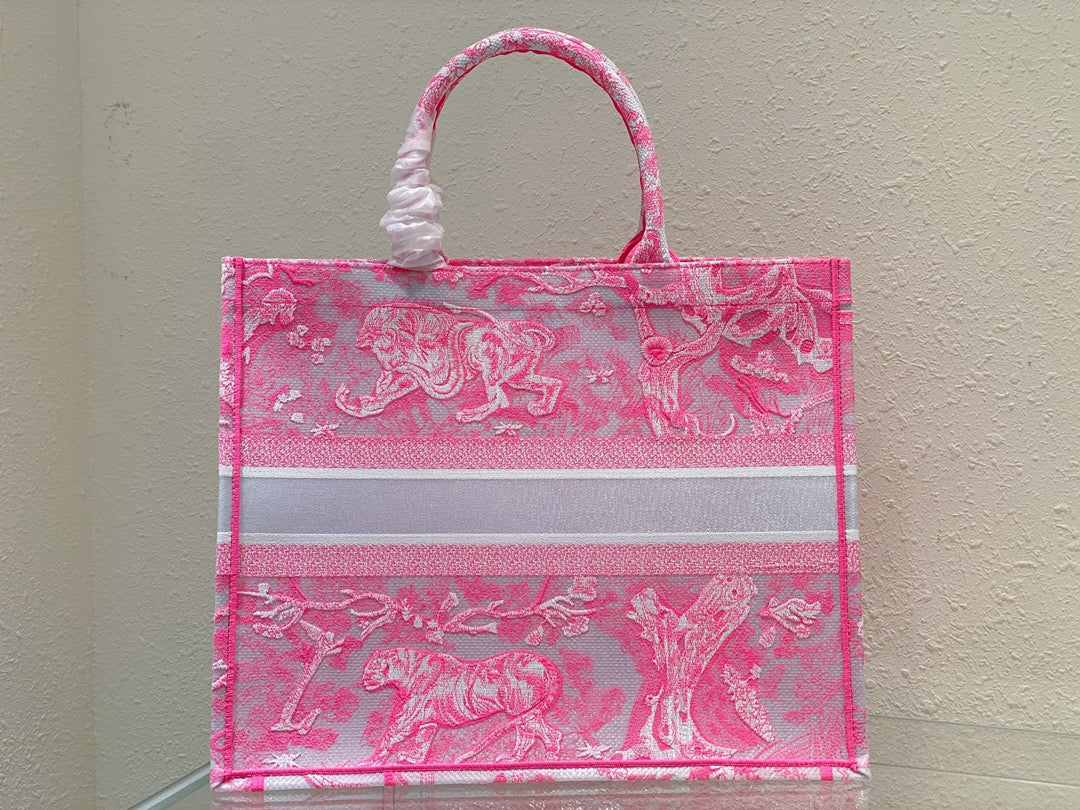 Top Quality Large Book Tote Pink, For Women, Womens Handbags 16.5in/42cm CD M1265ZRVJ_M956