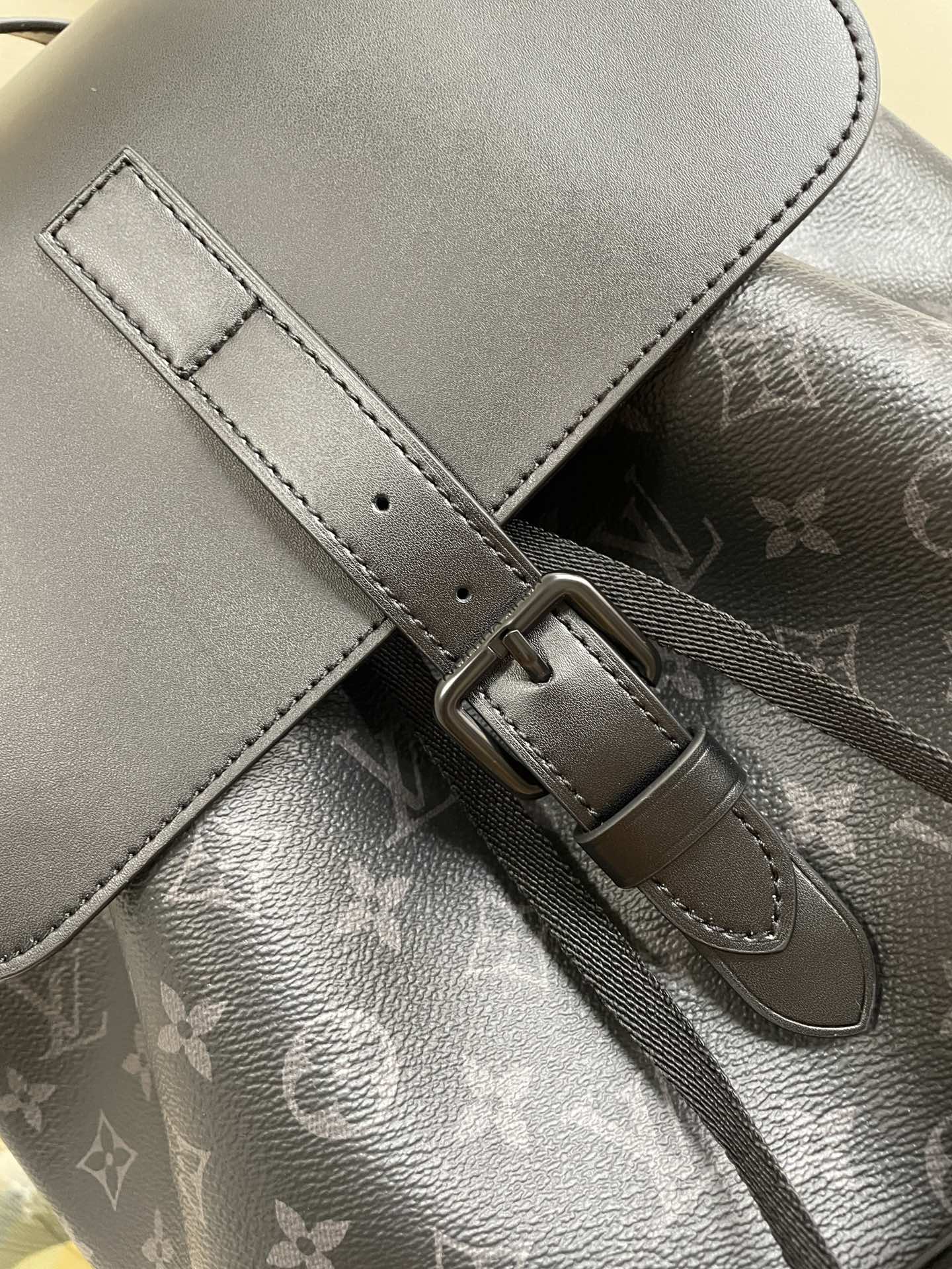 Top Quality Trio Backpack Monogram Eclipse Canvas Black By Virgil Abloh For Men, Bags 44cm Top Quality M45538