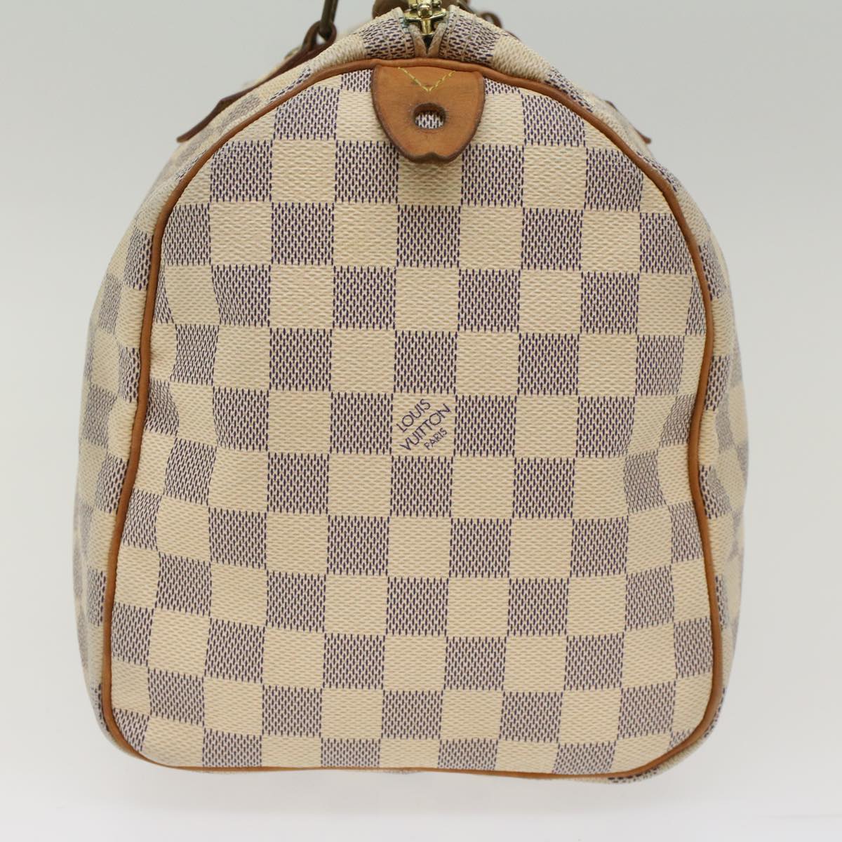 Louis Vuitton Damier Azur Speedy 30 Hand Bag N41533 LV Auth 49232