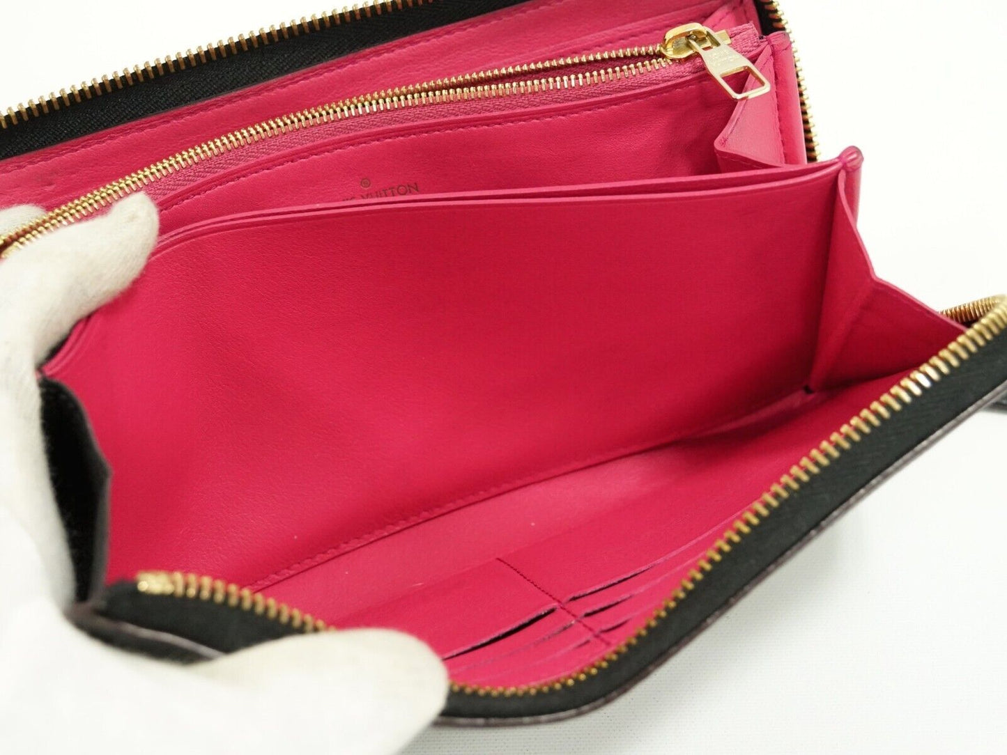 Louis Vuitton Black Leather Portefeuille com?®te wallet accessories