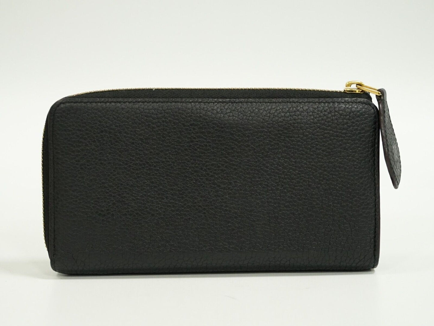 Louis Vuitton Black Leather Portefeuille com?®te wallet accessories